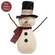 Stuffed Believe Top Hat Snowman with Red & Green Scarf Doll