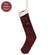 Red & Green Plaid Stocking with Jingle Bell - 14" ;