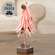 Pink Glittered Foamy Needle Pinecone Tree, 8"H 18464;
