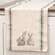 Baby Bunny Trio Slate Feed Sack Stripe Runner 19300;