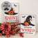 Wicked Haunt Floral Witch Hat Box Sign, 2 Asstd. 38621;