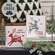 Yuletide Peace Reindeer Square Block Sign, 2 Asstd. 38657;