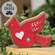 Laser Cut Snowflake Cardinal Sitter 38664;