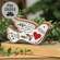 Laser Cut Holly Heart Dove Sitter 38665;