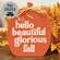 Hello Beautiful/Hocus Pocus 2-Sided Wooden Pumpkin Sitter 38728;