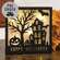 Black Sparkle Happy Halloween House Light Up Box Sign 38731;