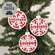 Wooden Sparkle Snowflake Winter Word Bulb Ornament, 3 Asstd. 38766;