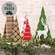 Winter Wonderland Forest Trees & Deer w/Base 38780;