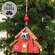 Wooden Christmas Barn Ornament 65389;