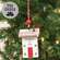 Wooden Comfort & Joy House Ornament 65391;