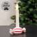 Red and White Striped Candy Taper Holder 65400;