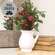 White Ceramic Pitcher, 6" H 70223;