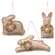 3/Set, Mini Flower Bunny Ornaments