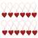 Heart Ornaments - 12/Set
