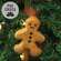 Felted Gingerbread Ornament HBY5604;