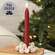 Yuletide Frosted Pinecones Candle Ring, 1" SE022503;