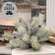 Snowy Bristle Pine & Boughs Half Sphere, 15" SH262503;