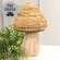 Woven Seagrass Mushroom 10"H;