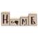 4/Set, Primitive "Home" Letter Blocks