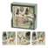 5/Set - Woodland Forest Watercolor Coasters & Holder
