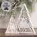 White Glitter Deer & Christmas Tree Sitters, 2/Set 38773;