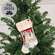 Woodland Deer & Snowflake Stocking Ornament 38781;