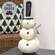 Noel Party Stuffed Snowman, 20.5"H AJ272501;