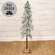 Snowy Bristle Pine & Boughs Tree w/Burlap Base, 45" QE152548;