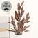 Gleaming Bronze Laurel Spray, 28" SA112572;