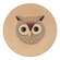 Owl Head Plate- 4 asst