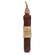 Twisted Flame Timer Taper - Burgundy 6"