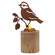 Rusty Bird Tealight Holder - Large