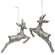 Antiqued Silver Vintage Reindeer Ornament, 2 Asstd. MN292501;