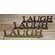 Resin Sign "LAUGH" - 3 asst.