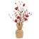 Red Glitter Heart & Berries Tree w/Burlap Base - 17"H 18448;