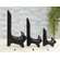 Wooden Plate Stand - Meduim - BLACK