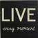 Square Sign - LIVE, LAUGH, LOVE