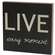 Square Sign - LIVE, LAUGH, LOVE
