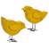 Distressed Wooden Chunky Chick Sitter - 2 Asstd.