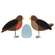 3 Set - Chunky Wood Robin & Egg Sitters