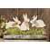 Happy Easter White Bunny Planter Poke - 3 Asstd.
