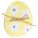 Dots & Stripe Wooden Easter Egg Sitter with Jute Bow - 3 Asstd.