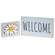 2 Set - Welcome & Daisy Wooden Blocks