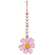 Beaded Pink Flower Ornament - 2 Asstd.