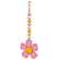 Beaded Pink Flower Ornament - 2 Asstd.