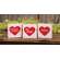 Layered Heart Square Block - 3 Asstd.
