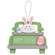 Happy Easter Wooden Pickup Truck Hanger - 3 Asstd.