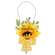 Hello Sunshine Sunflower Ornament - 3 Asstd.