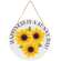 Sunny Day Round Sunflower Sign - 2 Asstd.