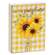 Sunflower Gingham Mini Rectangle Block - 3 Asstd.